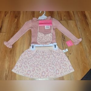 Shirt, material purse & and skirt set